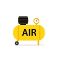 Air compressor icon