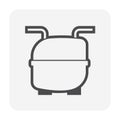 Air compressor icon