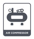 air compressor icon in trendy design style. air compressor icon isolated on white background. air compressor vector icon simple Royalty Free Stock Photo
