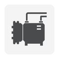 Air compressor vector icon design.