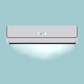 Air conditioneer for your design. Domestic electronics. Climatic equipment.