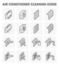 Air conditioner and cleaning