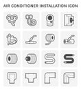 Air conditioner icon Royalty Free Stock Photo