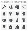 Air conditioner icon Royalty Free Stock Photo