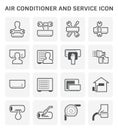 Air conditioner icon Royalty Free Stock Photo