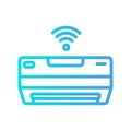 Air Conditioner icon in gradient style about internet of things for any projects Royalty Free Stock Photo