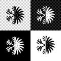 Air conditioner icon isolated on black, white and transparent background. Vector Royalty Free Stock Photo
