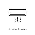 Air conditioner icon. Trendy modern flat linear vector Air conditioner icon on white background from thin line Electronic devices Royalty Free Stock Photo