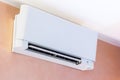 Air conditioner installed on the wall Royalty Free Stock Photo