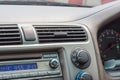 Air Conditioner in modern car interior detail Royalty Free Stock Photo