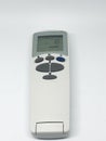 Air conditioner remote control, white background Royalty Free Stock Photo
