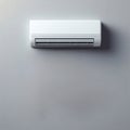 Air conditioner on the wall, electronic appliance for controlling temperature and climate in room