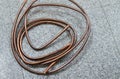 Air conditioning copper pipes tubes without the black rubber cover, copper tubing is most often used for heating systems and as