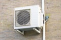 Air conditioning device on a wall Royalty Free Stock Photo
