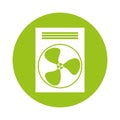 Air conditioning icon image