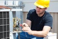 Air Conditioning Repair Royalty Free Stock Photo