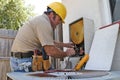 Air Conditioning Repairman 3 Royalty Free Stock Photo