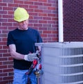 Air Conditioning Repairman Services HVAC Unit.