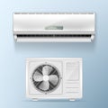 Air conditioning split system.