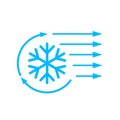 Air conditioning vector icon