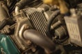 Air-Cooled Engine Detail View Royalty Free Stock Photo