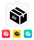 Air delivery icon. Royalty Free Stock Photo