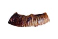 Treats for dogs. Beef windpipe. Beef Trachea. Length 5-7 inch. White background