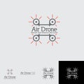 Air Drone logo template for drone product