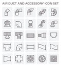 Air duct icon