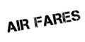 Air Fares rubber stamp