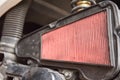 Air Filter of Automatic motorcycle.