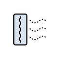 Air Filter Vector Color Icon. Contains such Icons as Purifier. Car air filter. Bacterial filter symbol. Dust particle