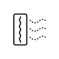 Air Filter Vector Line Icon. Contains such Icons as Purifier. Car air filter. Bacterial filter symbol. Dust particle