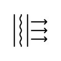 Air Filter Vector Line Icon. Contains such Icons as Purifier. Car air filter. Bacterial filter symbol. Dust particle