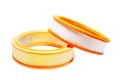 Air filters on a white background Royalty Free Stock Photo