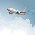 Air flight concept design Royalty Free Stock Photo