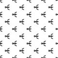 Air fly magpie pattern seamless vector Royalty Free Stock Photo