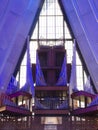 Pipe Organ in Air Force Academy Chapel Royalty Free Stock Photo