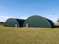 Air force air base airport hangar Royalty Free Stock Photo