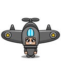 Air Force fighter mascot costume