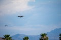 Air Force fighters from different national bases practicing landing and formation flying