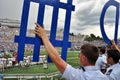 Air Force Football Defence Royalty Free Stock Photo