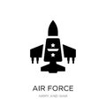 air force icon in trendy design style. air force icon isolated on white background. air force vector icon simple and modern flat Royalty Free Stock Photo