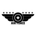 Air force logo, simple style