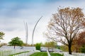 Air Force Memorial in Arlington, military cemetery