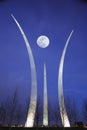 Air Force Memorial at Night Royalty Free Stock Photo