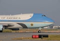 Air Force One Leaving Long Beach Royalty Free Stock Photo