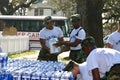 Air Force Personnel deliver water
