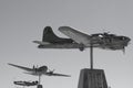 Air Force Plane Sculptures