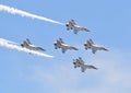 Air Force Thunderbirds in flight